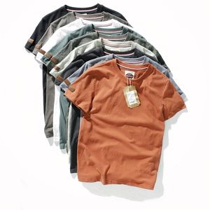 Ankunft Kurzarm europäisches und amerikanisches Herren-T-Shirt Plus Size Hochwertiges Tops-T-Shirt für Promotion-Großhandel T-Verkauf 220505