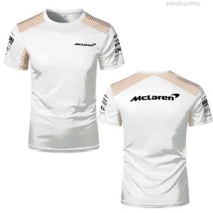 Homens Womens Crew Neck T camisetas de verão Fórmula 1 Team McLaren Racing 3D Sports Print Sports Kids F1 Tee