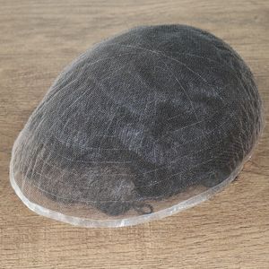 # 1b 블랙 20mm 곱슬 남성 가발 인간의 머리카락 toupee 전체 스위스 레이스 남성 교체 시스템 내구성 보철 머리 조각 단위