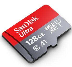 16 GB/32GB/64GB/128GB/256 GB SDK-smartphone Faktisk kapacitet Högupptäckt kamera Micro Memory SD-kort 100MB/S UHS-I C10 bilinspelare TF-kort