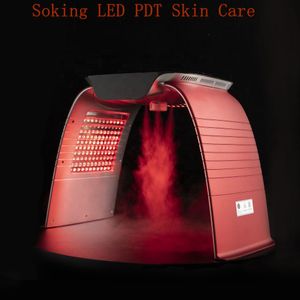 7 färger pdt ansiktsmask LED-ljusterapi varm kall nano vatten spray hud föryngring maskin spa akne remover anti-rynka och värmebehandling