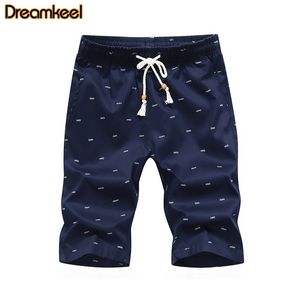 Arrival Men Shorts Cotton Casual Shorts For Men Elastic Waist Summer Beach Shorts Fish Personalized Printed High Quality Y 210322