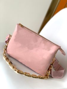 2022 Leather Coussin Bags WOC Chain Bags Women's Luxury Fashion Designer Bags Women's Clutches Classic High Quality Girl318H