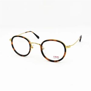 JM1000006s óculos ópticos para homens Mulheres Retro Retro Anti-azul Lente Lente Lente Redonda Redonda Com Caixa