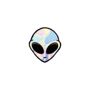 Pastel Alien Sewing Notions Embroidery Iron On Patches For Clothing Shirt Hats Bags Cartoon Custom Patch