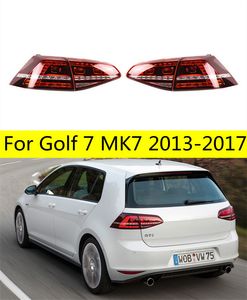 Światła samochodowe do golfa 7 Golf7 2013-20 17 mk7 LED tylne światła tylna lampa mgły sygnał odwracania i akcesoria hamulca i akcesoria hamulcowe