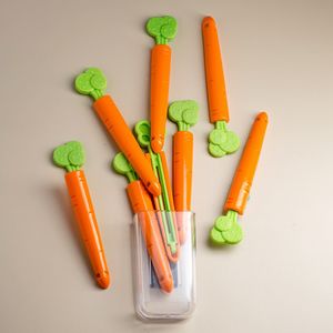 5PC Sealing Tongs Food Bag Clips Closure Cartoon Carrot Shape Moisture-Proof Clamp Fresh Keeping Clips Kitchen Accessories DHL FREE Y02