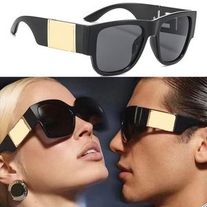 Masculino feminino marca óculos de sol banhado a ouro templos 4403 óculos de armação completa moda oco designer óculos de sol caixa original