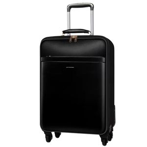 can custom trunk Designer Metal Luggage Aluminum Alloy Carry-Ons Rolling Travel Suitcase Bag triangle signal box plain leather luggage valises tote business tote ha