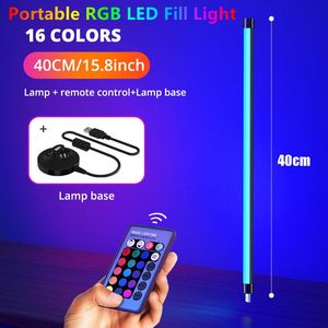Nachtlichter Licht RGB Füllen LED Atmosphäre Lampe USB RGBW Nachtlicht Tragbare Selfie Bunte Umgebungsbeleuchtung Dekoration