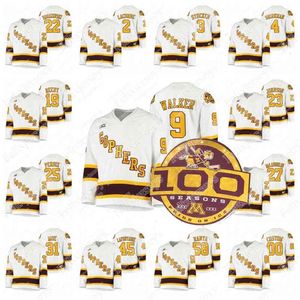 CeoThr 58 Sampo Ranta Minnesota Golden Gophers 2021 100a stagione Jersey 9 Sammy Walker Scott Reedy Jack Perbix Ryan Johnson College Hockey