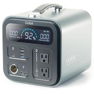 GOFORT UA550 550WT PRZETWARNE STACJA STATORY 2X PURE SINE FALE AC110V GUTETY 600 WTERTER Słoneczny dla RV