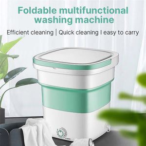 Folding washing machines mini small dormitory household semi-automatic portable washing machine234W