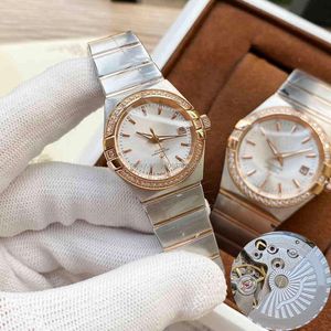 Relógios Wristwatch Designer de luxo Mens Pulseira MECHONICATION AUTOMÁTICA 316L Aço inoxidável Faça compensação dobrável Property Best Watches for Women