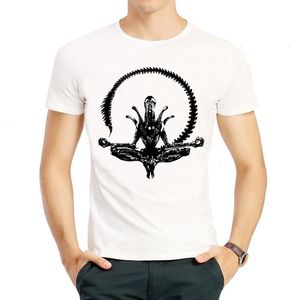 AVP T-Shirt Kısa Kollu Beyaz Renk Moda Vs. Yırtıcı tişört üst tee o boyun unisex film baskı kıyafetleri