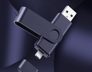New Metal USB 2.0 Flash Drive Type C OTG Pen 8GB 128GB 64GB 32GB 16GB USB Stick Pendrive for Type-C Device SmartPhone Logo