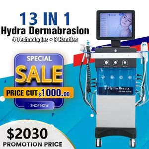 Directly effect 13 in 1 Hydra facial hydra dermabrasion microdermabrasion machine deep cleansing Face Lifting hydrodermabrasion Equipment FDA CE approved