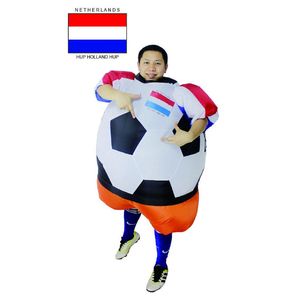 Maskottchen Puppenkostüm Niederlande aufblasbares Kostüm Holland Nationalmannschaft Kostüm Fußball Aufblasbarer Ball Fußball Baby Weltmeisterschaft Karneval für