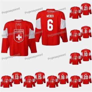 CEUF Switzerland Yannick Weber 2019 IIHF Jersey World Championship Vincent Praplan Nico Hischier Raphael Diaz Reto Berra Kevin Fiala Lukas Frick