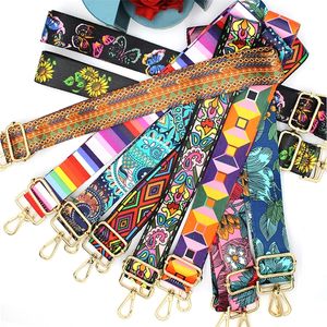 Nylon Cotton Bag Strap Women Colored Straps for Crossbody Messenger Shoulder Accessories Adjustable Belts Handbag 220617