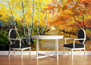 customize 3D mural photo wallpaper for walls Romantic European pastoral scenery oil painting papel de parede stereoscopic background wall