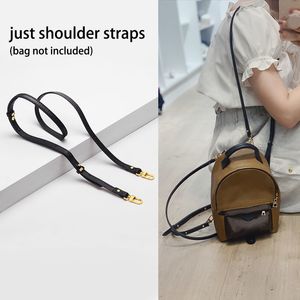 Schwarzer Schultergurt für Markendesigner Mini -Rucksack kleiner Schultasche DIY -Zubehör Breite 1,2 cm Länge 120 cm