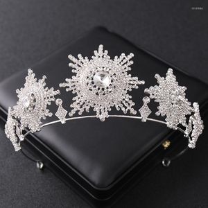 Hair Clips Barrettes Pearl Rhinestone Crytal Tiaras and Crowns Headdress Headband Sun Crown Bridal Jewelry Wedding Accessories