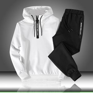 Mens Tracksuits Sets Tracksuit Men Autumn Winter Hooded Sweatshirt Drawstring O 220823