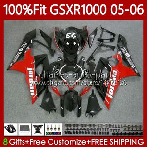 OEM Bodys Kit para Suzuki GSX-R1000 GSXR 1000 CC K5 05-06 Bodywork 122No.29 1000CC GSXR-1000 GSXR1000 05 06 GSX R1000 2005 2006 2006 Injecção Mold Moto Fairing Factory