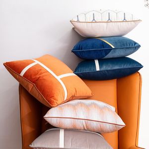 Yastık/dekoratif yastık lüks kadife yastık kapağı 30x50/45/50cm oturma odası için atış dekoratif yastık kılıfı araba koltuğu kapak/dekorat