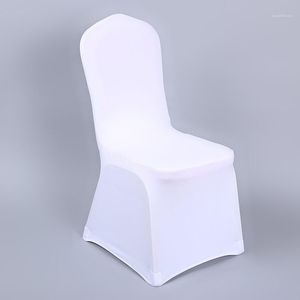 1piece White Wedding Party Chair Cover Universal Stretch Polyester Spandex El Meeting Covers Wholesale