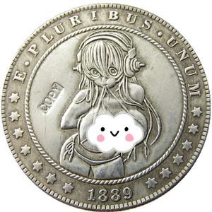 HB46-50 US Hobo Morgan One Dollar Craft Silvered Copy Coins Metal Dies Manufacturing