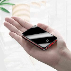 MAH Mini Power Bank Portable Charger Screen LED Digital Display PowerBank Zewnętrzny pakiet akumulatorów PAVERBAK FOR BOCES J220531