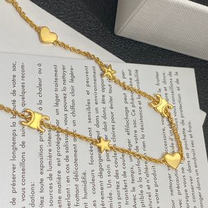 Halsband lyxig designer halsband choker kedja c-bokstäver hänge uttalande 18k guld pläterad mässing koppar mode kvinnor bröllop smycken tillbehör b053