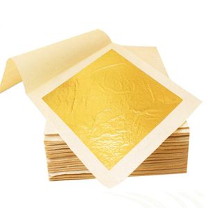 Beauty Items Pure 24K Goldfolienblätter, Gesichtsmaskenpapier, echtes Folienblatt