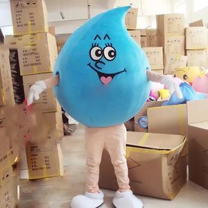 Performance Rain Trop Water Drop Mascot Fantas