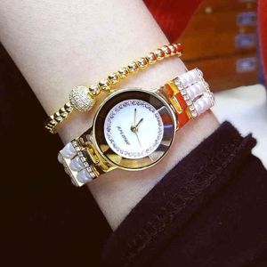 Sweet Princs Lady Watch Pearl Elegant in Style White Rose Gold Watch 여성 다이아몬드 손목 여성을위한 시계