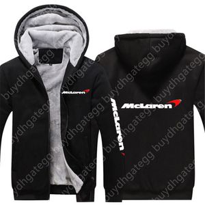 2022 NY F1 Formel One Autumn och Winter Hoodie McLaren Mens Printing Custom Man Sweatshirts Streetwear Tjocken dragkedja Tröja Male Jackets MG9U