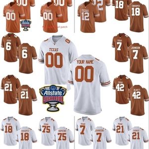Xflsp Custom Texas Longhorns College Football jersey 10 Vince Young Mens Personalized Any Name Number stitched sugar bowl patch Jerseys