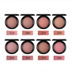 Face Blush Makeup Brighten Skin Tone Rouge Repair Ruddy Round Matte Long-lasting Natural Easy to Wear 12 Colors Professional Make Up Blushes