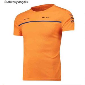 Herren T-Shirts 2021 F1 Offizielle Website McLaren Shirt Sommer Casual T-shirt Motorrad Racing Männlicher Fahrer Downhill 3D Top 8742