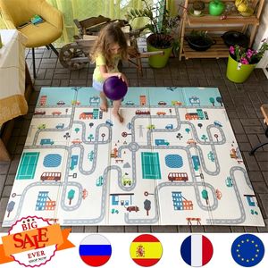 MIAMUMI FOLLABLE GOLV Baby Play Mat Kid Playmat Crawling Carpet Children Toddler Thermal Rug Game Pad Foam Education Toy Gift 220531