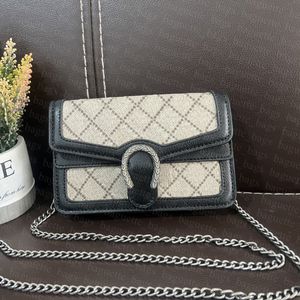 Plånbok designer koppling lyxväska shopping korthållare casual klaffväska klassiska handväskor kvinnor plånbok mode tote chain crossbody purses lady axel handväska