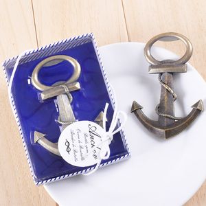 Nautical Theme Anchor Bottle Opener Wedding Party Duschengagemang Nuvarande gåvor Anniversary Keepsake Birthday Shower DH8866