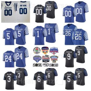 NCAA College 18 Randall Cobb Jerseys Kentucky Wildcats Football 14 Patrick Towles 10 Vito Babe Parilli 70 Bob Gain 79 Lou Michaels 1 Tim Couch Home Nome personalizado Número Número