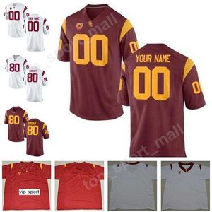 Chen37 USC Trojans Football Ronald Jones II Jersey Custom College Chase McGrath Deontay Burnett Tyler Vaughns 4 Steven Mitchell Jr