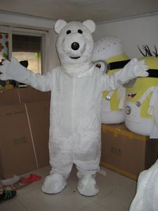 Mascote urso polar branco urso mascote traje personalizado fantasia fantasia anime personagem mascotte fantasia vestido carnaval traje