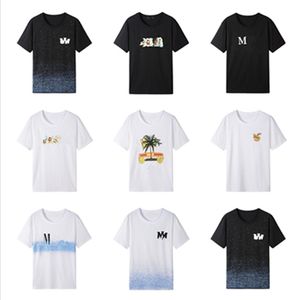 2022新しいファッションメンズデザイナーTシャツ夏Tシャツ高品質のスタイリストTシャツヒップホップ男性女性黒半袖ティー