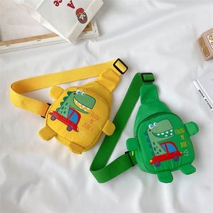 Cute Children Bag Cartoon Dinosaur Kids Bags Kindergarten Preschool Outdoor Travel Backpack for Boys Girls Shoulder Crossbody 220702