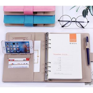 Notizblöcke A5 B5 Business Handgefertigtes PU-Leder-Notizbuch Gefüttertes Spiralpapier Hardcover-Tagebuch Journal Wochenplaner Agenda Organizer Binder